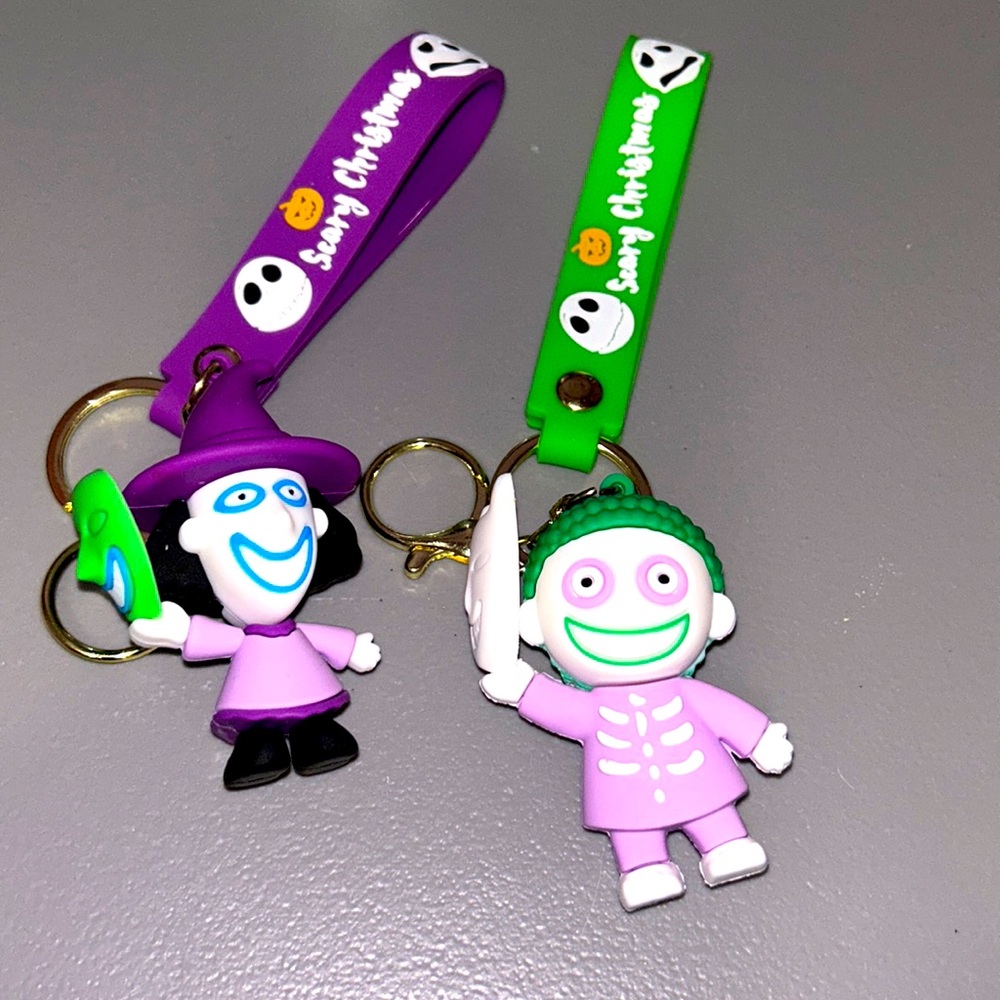 NBC keychains/bag charms